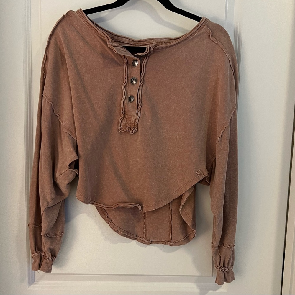 Free People Long Sleeve Top